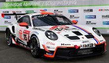 Indlæs billede til gallerivisning Porsche 911 GT3 CUP #125 SCHELL/AUST/BOLLRATH 24H NURBURGRING 2022 hvid/rød/sort 1:43