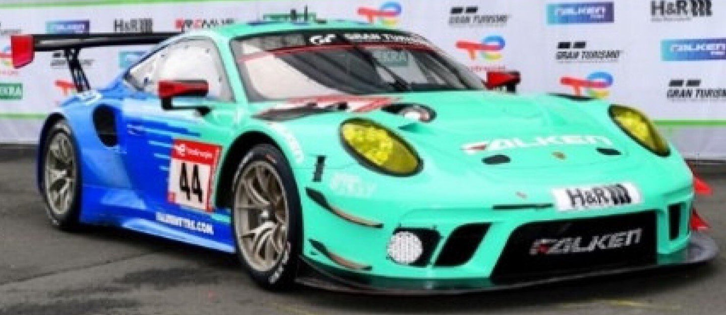 Porsche 911 GT3 R #44 BACHLER/PICARIELLO/PILET/RAGGINGER 24H NURBURGRING 2022 turkis/blå 1:43