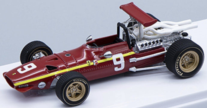 Ferrari 312 F1/68 #9 JACKY ICKX NURBURGRING GP 1968 rød/gul 1:43