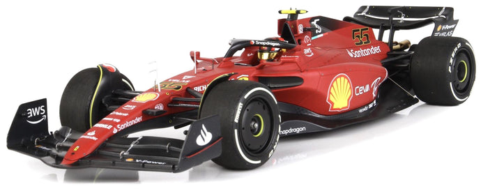FERRARI F1-75 TEAM SCUDERIA FERRARI N 55 AUSTRALIAN GP 2022 CARLOS SAINZ RED 1:18