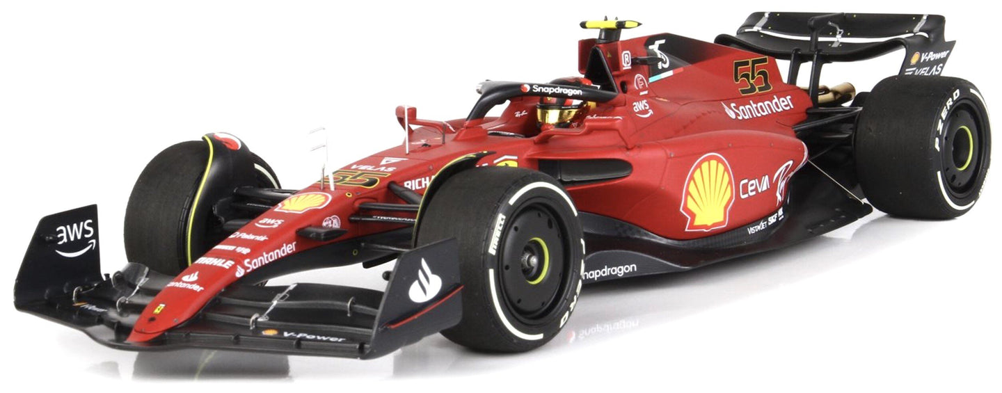 FERRARI F1-75 TEAM SCUDERIA FERRARI N 55 AUSTRALIAN GP 2022 CARLOS SAINZ RED 1:18