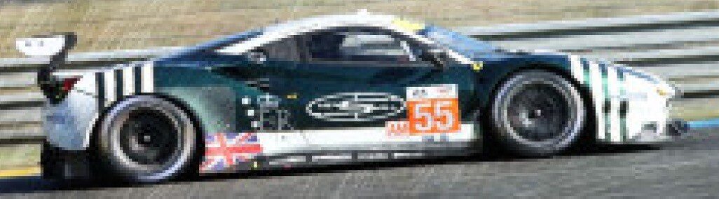 FERRARI 488 GTE EVO 3.9L TURBO V8 TEAM SPIRIT OF RACE N 55 24h LE MANS 2022 D.CAMERON - M.GRIFFIN - D.PEREL WHITE GREEN 1:43