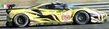 Indlæs billede til gallerivisning FERRARI 488 GTE EVO 3.9L TURBO V8 TEAM IRON LYNX N 60 24h LE MANS 2022 C.SCHIAVONI - A.BALZAN - R.GIAMMARIA YELLOW BLACK 1:43