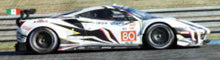 Indlæs billede til gallerivisning FERRARI 488 GTE EVO 3.9L TURBO V8 TEAM IRON LYNX N 80 24h LE MANS 2022 M.CRESSONI - G.FISICHELLA - R.HEISTAND WHITE BLACK 1:43