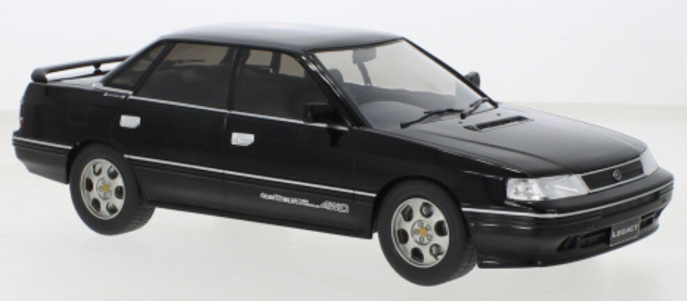 SUBARU LEGACY RS 1991 BLACK 1:18n