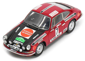 Porsche 911 #7 ROHR/MARECEK BAVARIA RALLY 1970 rød/sort 1:43