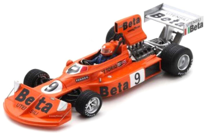 March 751 #9 VITTORIO BRAMBILLA WINNER AUSTRIAN GP 1975 orange/sølv 1:43