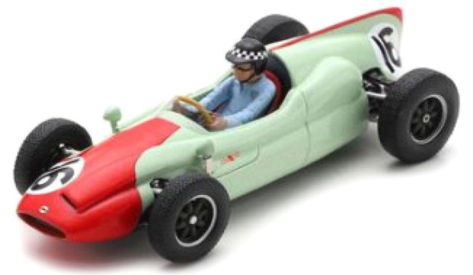 Cooper T51 #16 CHRIS BRISTOW MONACO GP 1960 lys grøn/rød 1:43