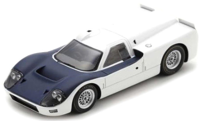 Ford GT 40 J BRUCE McLAREN TEST DAY DAYTONA 1967 hvid/mørk blå 1:43