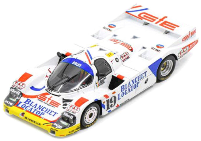 Porsche 956 #19 BOUTSEN/THEYS/FERTE 24H LE MANS 1986 hvid/rød/blå 1:43