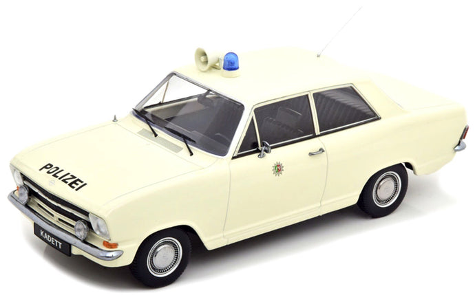 Opel KADETT B POLIZEI 1972 hvid 1:18