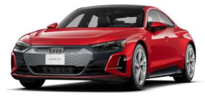Audi e-TRON GT 2022 SPECIAL EDITION rød 1:24 fra Maisto