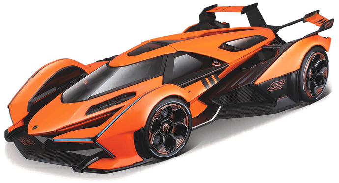 LAMBORGHINI LAMBO V12 VISION GT N 63 GRAN TURISMO 2020 ORANGE BLACK 1:18