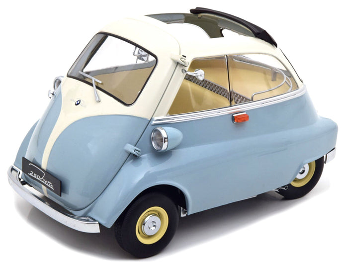 BMW 250 ISETTA 1959 lys blå/hvid 1:12