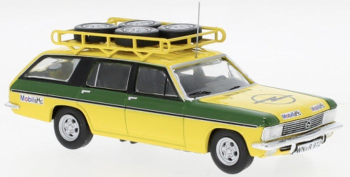 Opel ADMIRAL B CARAVAN - TEAM IRMSCHER gul/grøn 1:43