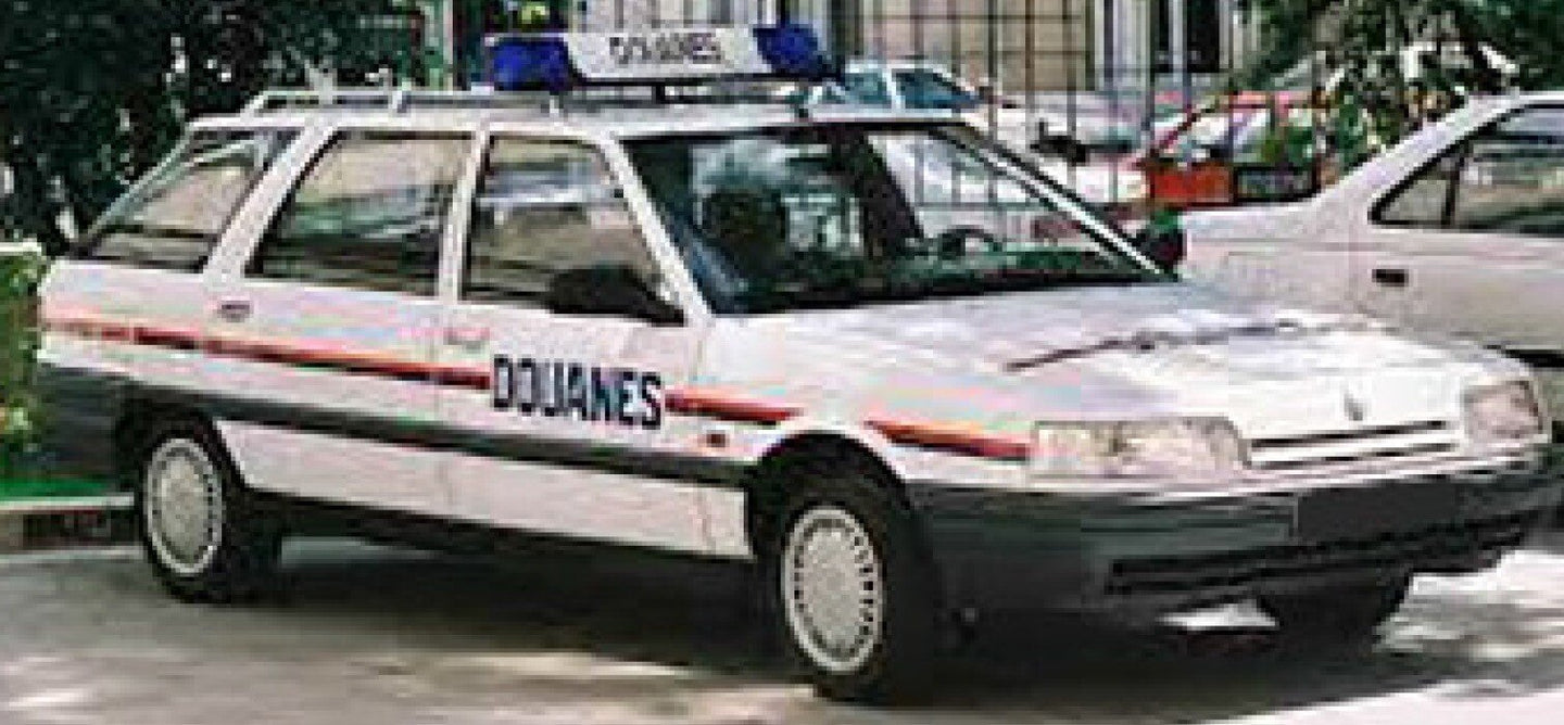 RENAULT R21 NEVADA SW STATION WAGON DOUANES 1993 WHITE 1:43