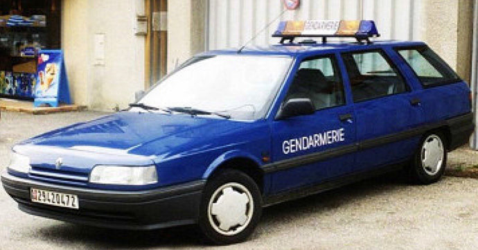 RENAULT R21 NEVADA SW STATION WAGON GENDARMERIE 1994 BLUE 1:43