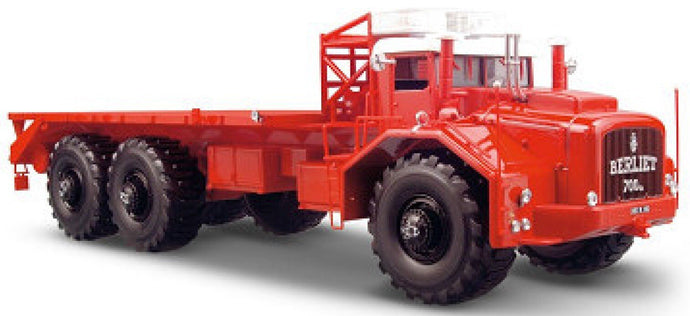 Berliet T100 n°1 WITHOUT SIDE PANELS 1960 rød/hvid 1:43