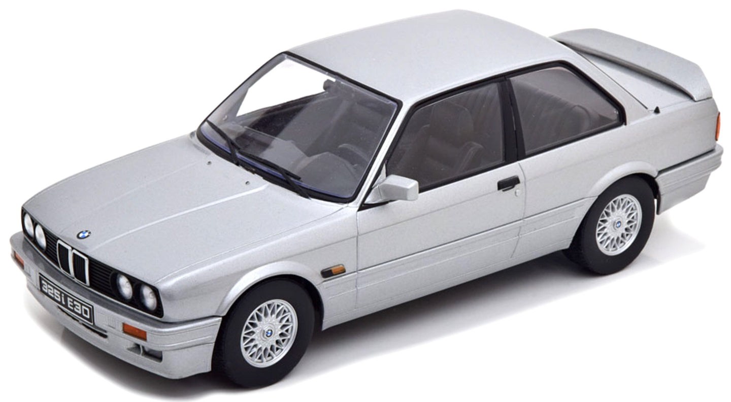 BMW 3-SERIES 325i (E30) M-PACKAGE 1987 SILVER 1:18