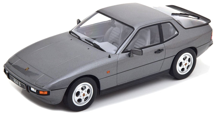 Porsche 924 S 1986 grå metallic 1:18