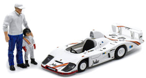 Porsche LITTLE BIG MANS - LE MANS CLASSIC SET + FIGUREN hvid/rød/gul 1:43