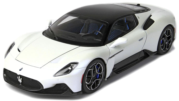MASERATI MC20 GLOSS BLACK ROOF 2020 BIANCO AUDACE - WHITE 1:18