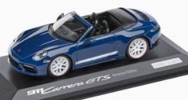 Porsche 911 CARRERA GTS CABRIOLET blå 1:43