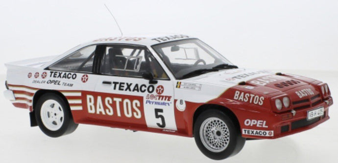 Opel MANTA 400 #5 COLSOUL/LOPES RALLY YPRES 1985 rød/hvid 1:18