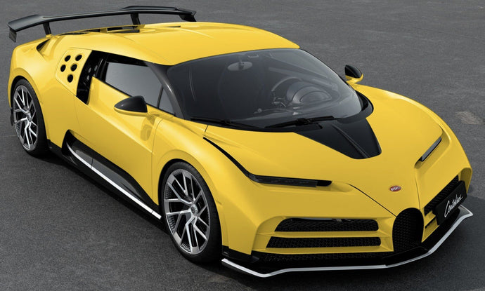 BUGATTI CENTODIECI PRODUCTION VERSION 2023 YELLOW 1:18