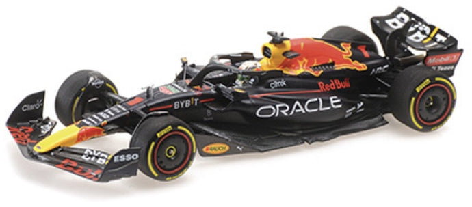 RED BULL F1 RB18 TEAM ORACLE RED BULL RACING N 1 WORLD CHAMPION WINNER FRENCH GP 2022 MAX VERSTAPPEN MATT BLUE YELLOW RED 1:43