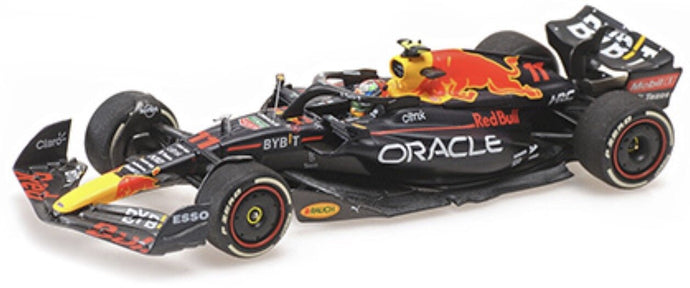 RED BULL F1 RB18 TEAM ORACLE RED BULL RACING N 11 2nd BELGIUM GP 2022 SERGIO PEREZ MATT BLUE YELLOW RED 1:43