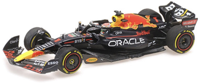 RED BULL F1 RB18 TEAM ORACLE RED BULL RACING N 1 WORLD CHAMPION WINNER DUTCH GP 2022 MAX VERSTAPPEN MATT BLUE YELLOW RED 1:43