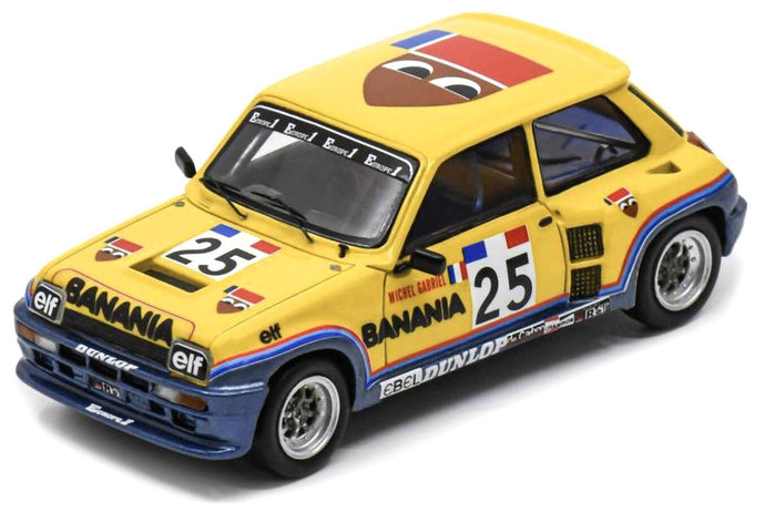 Renault 5 TURBO #25 MICHEL GABRIEL EUROPA CUP 1982 gul/blå 1:43