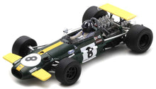 Indlæs billede til gallerivisning Brabham BT26A #8 GRAHAM HILL PRACTICE BRITISH GP 1969 mørk grøn/gul 1:43