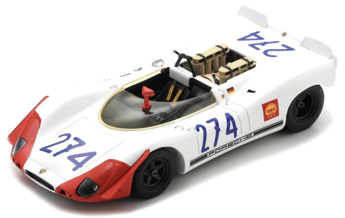 Porsche 908-2 #274 STOMMELEN/HERRMANN 3rd TARGA FLORIO 1969 hvid/rød 1:43