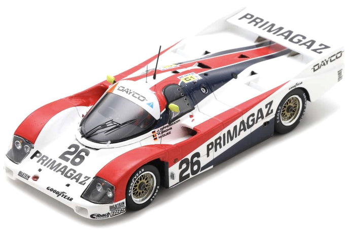 Porsche 962 C #26 DUEZ/GROHS/OPPERMANN 24H LE MANS 1990 hvid/rød/blå 1:43