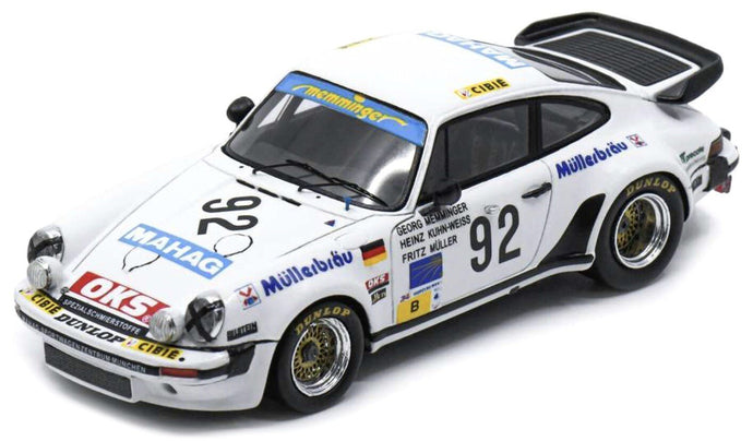 Porsche 930 #92 MEMMINGER/MULLER/KUHN-WEISS 13th 24H LE MANS 1983 hvid 1:43