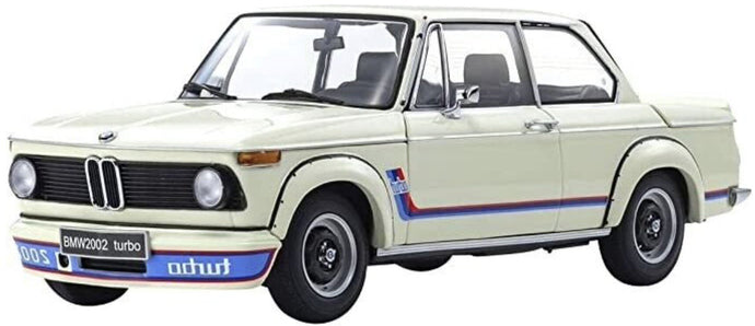 BMW 2002 TURBO hvid/blå/rød 1:18