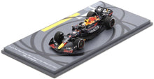 Indlæs billede til gallerivisning RED BULL F1 RB18 TEAM ORACLE RED BULL RACING N 1 WINNER ABU DHABI WORLD CHAMPION 2022 MAX VERSTAPPEN MATT BLUE YELLOW RED 1:43