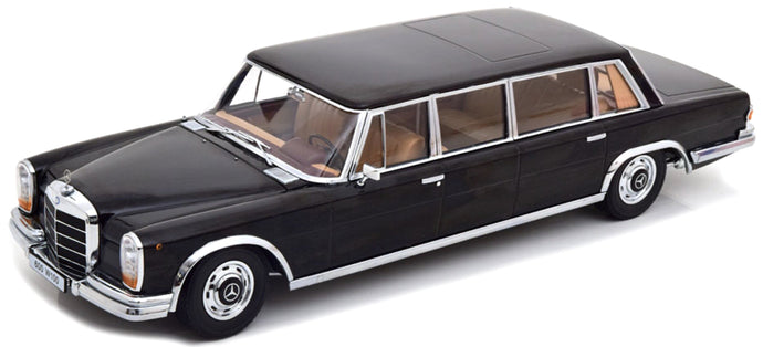 MERCEDES BENZ S-CLASS 600 LWB PULLMAN (W100) 1964 BLACK 1:18
