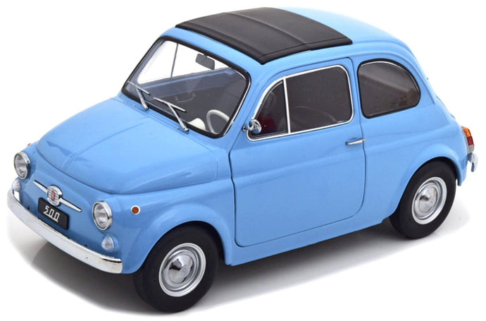 FIAT 500 1968 LIGHT BLUE 1:12