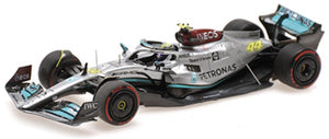 MERCEDES GP F1 W13E TEAM MERCEDES-AMG PETRONAS F1 N 44 2nd BRAZILIAN GP 2022 LEWIS HAMILTON SILVER GREEN 1:43