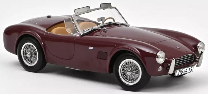 Ac COBRA 289 CONVERTIBLE 1963 mørk rød 1:18