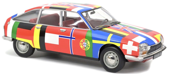 CITROEN GS 1972 FLAGS - 2nd RELEASE 1:18