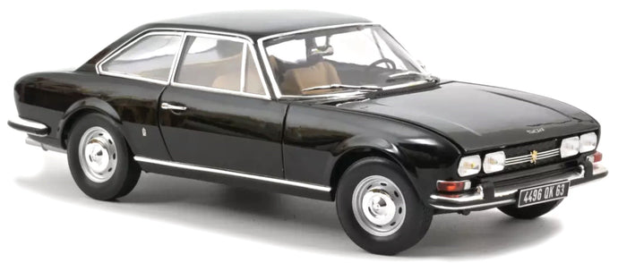PEUGEOT 504 COUPE' 1969 BLACK 1:18