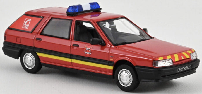 Renault 21 NEVADA POMPIERS - VTULE 1991 rød/gul 1:43