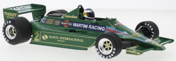 Lotus ford 79 HOHN PLAYER TEAM LOTUS #2 CARLOS REUTEMANN FORMEL 1 ARGENTINIEN GP 1979 grøn/guld 1:18