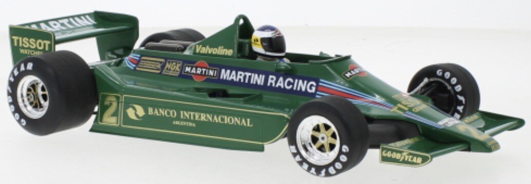 Lotus ford 79 HOHN PLAYER TEAM LOTUS #2 CARLOS REUTEMANN FORMEL 1 ARGENTINIEN GP 1979 grøn/guld 1:18