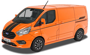 Ford TRANSIT CUSTOM SPORT orange/sort 1:43