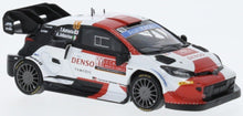 Indlæs billede til gallerivisning TOYOTA YARIS GR RALLY1 TEAM TOYOTA GAZOO RACING WRT N 18 8th RALLY MONTECARLO 2022 T.KATSUTA - A.JOHNSTON WHITE RED BLACK 1:43